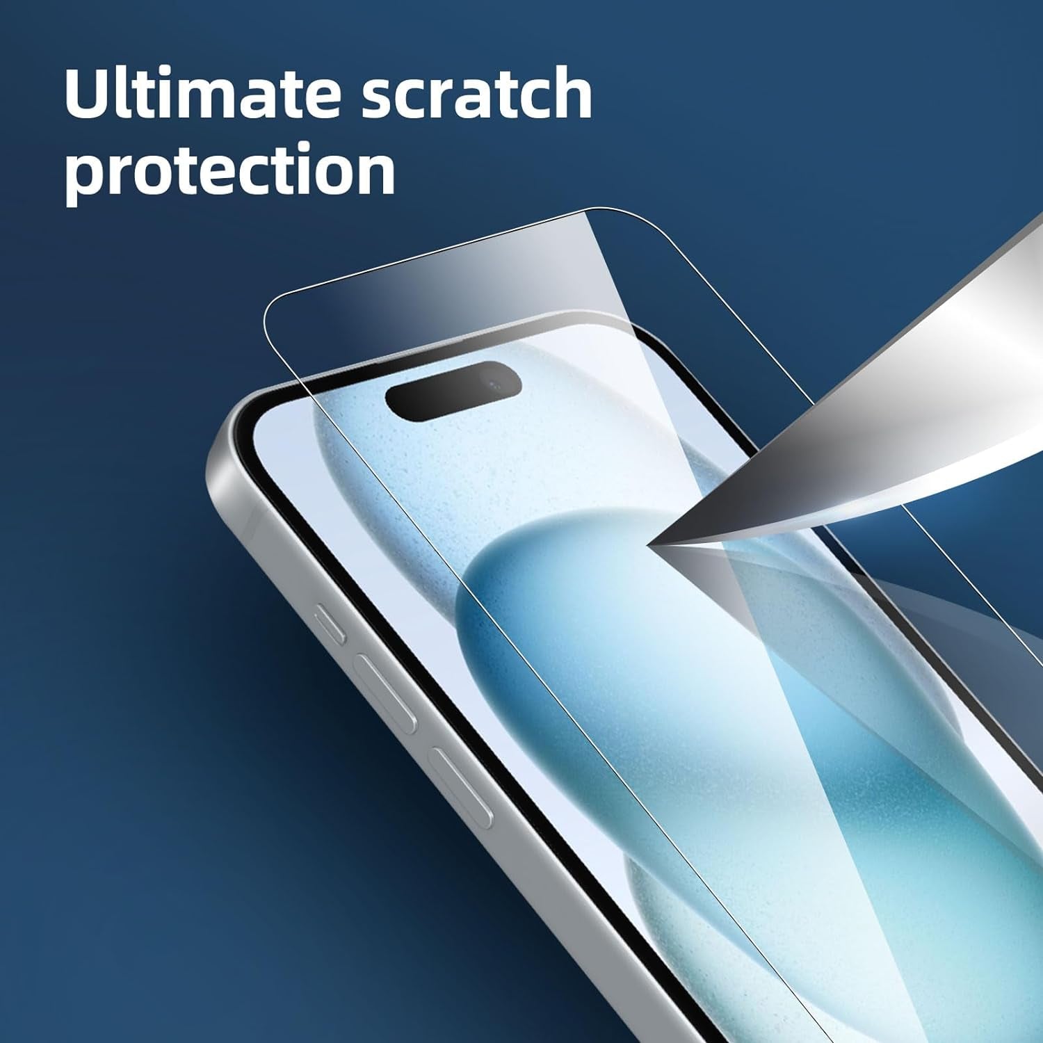 3 Pack Designed for Iphone 15/15 Pro (6.1 Inch) Screen Protector Tempered Glass,Case Friendly Ultra Resistant