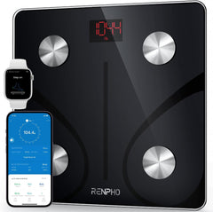 Smart Scale for Body Weight, FSA HSA Eligible, Digital Bathroom Scale BMI Weighing Bluetooth Body Fat Scale, Body Composition Monitor Health Analyzer with Smartphone App, 400 Lbs - Elis 1