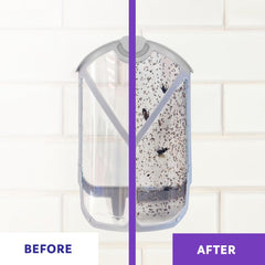 Flying Insect Trap, Fly Trap + Refill Cartridge Pack (1 Plug-In Base + 3 Total Refill Cartridges)